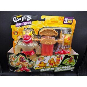 Heroes Of Goo Jit Zu Hero Creator Kit Glow In The Dark Blazagon Toy Set